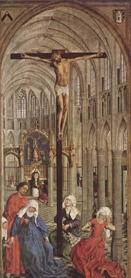 Rogier van der Weyden Crucifixion in a Church (mk08) Norge oil painting art